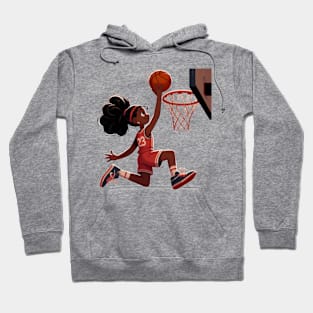 Female basketball player Hoodie